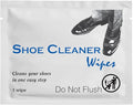 Diamond Wipes Pre-Moistened Shoe Shine Wipes Streak-Free Shoe Cleaner Pack of 50 Individually Wrapped Wet Wipes - Use On Leather Travel Essentials