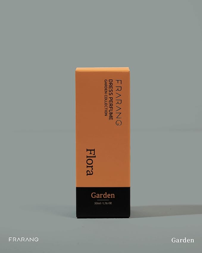 FRARANG Dress Perfume Garden Collection 1.76 fl oz – Villa Lante | Premium Fabric &amp Air Diffuser Elegant Floral Scent 1 Set (Box &amp Spray)