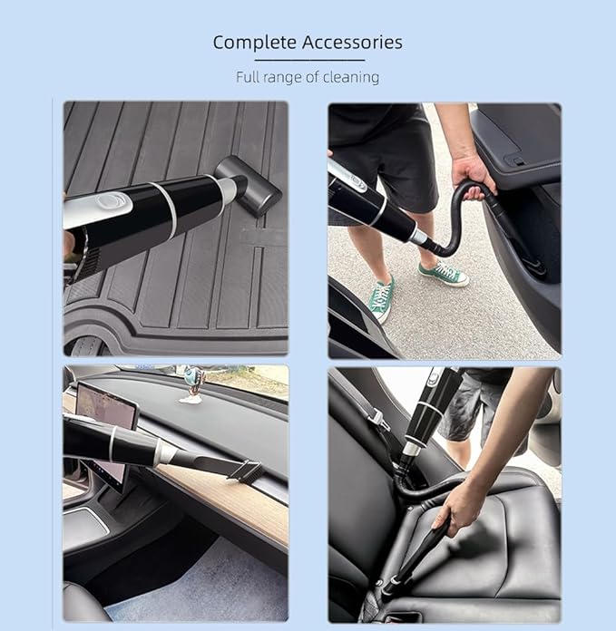 Cordless Stick Wet Dry Vacuum Cleaner with Mop 15000pa Suction Lightweight Stick Vacuum Mop All in One Handheld Vacuum Household Upright Vacuum Cleaner and Mop Combo for Hard Floor Pet Hairs (Black)