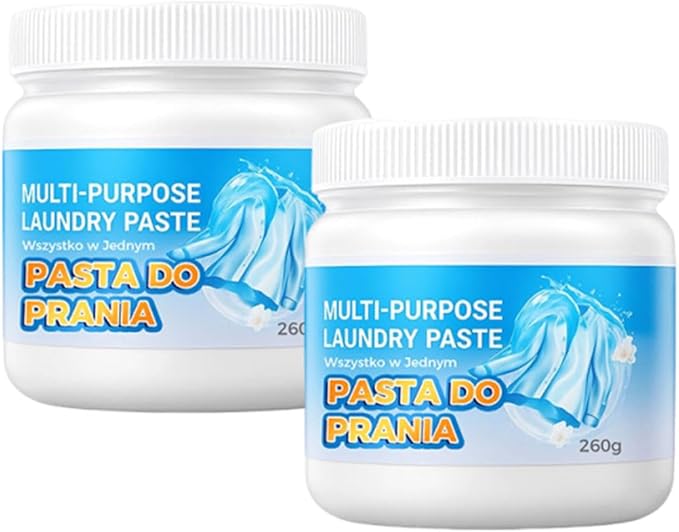 Multi-Purpose Deep Cleaning Laundry PasteMulti-functional Stain Remover for ClothesDeep Stain RemovalAll-Purpose Clothing Cleaning Cream (2PCS)