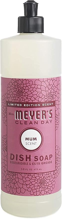 Mrs. MEYER'S Liquid Dish Soap Variety Pack 1 Apple Cider 1 Mum 2 CT