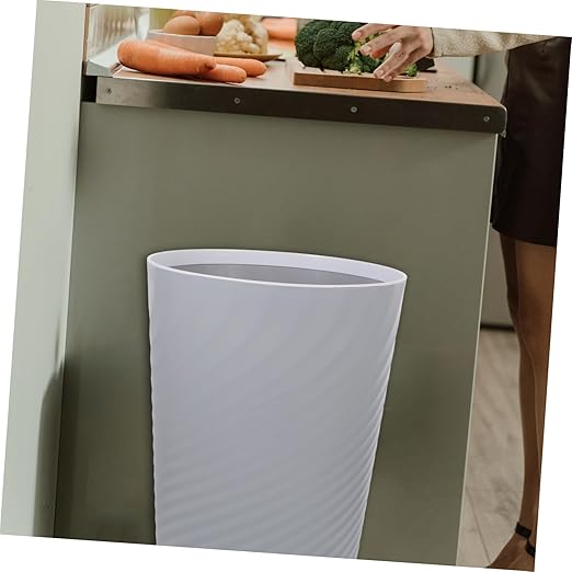 Unomor Large Garbage Can Open Top Wastebasket for Bathroom Office and Bedroom Versatile Trash Container for Home Use Stylish and Easy to Bin