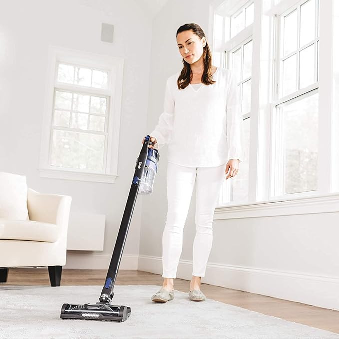 Shark Rocket Lightweight Cordless Stick Vacuum (IX141) 7.5 lbs Blue Iris -Shark IONFlex Green DuoClean Cordless (Blue Renewed)
