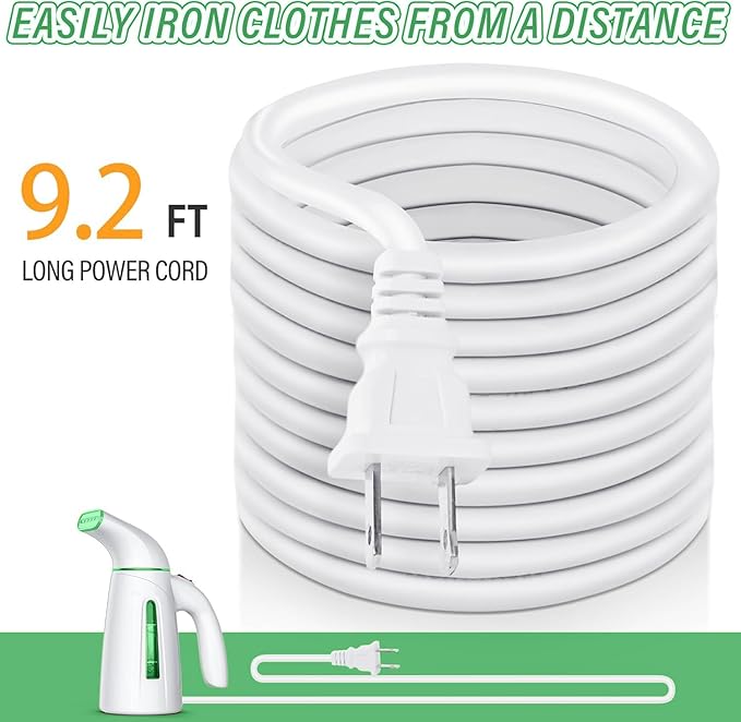 OGHom Steamer for Clothes Portable Handheld Clothing Garment Steamer 240ml Large Capacity 700W Travel Steam Iron 30 Second Fast Heat Up (Soft Green)