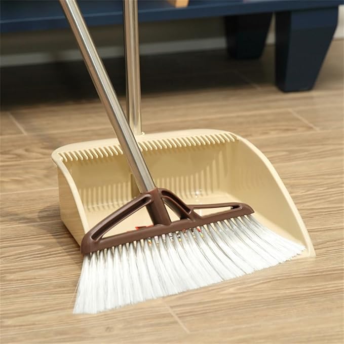 Sweeper Soft Bristle Dustpan Set Bedroom Bathroom Non-Stick Hair Broom