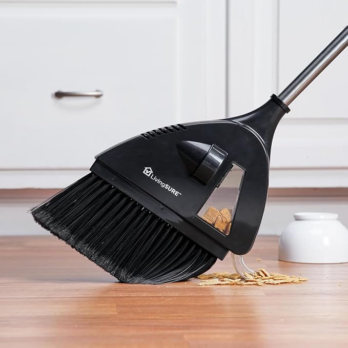 LivingSURE Cordless 2-in-1 Sweeper with Built-in Vacuum