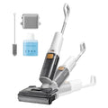 roborock F25 GT Vacuum Mop All in One Wet Dry Vacuum Cleaner Cordless 20000Pa Floor Cleaner Machine for Tile Hardwood Wood Vinyl Floor Edge to Edge Self Cleaning Electric Mop with 180° Lie-Flat