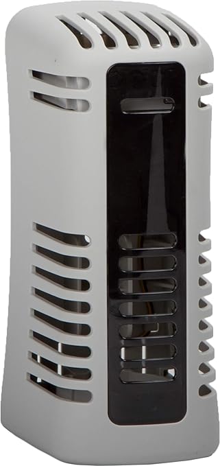 San Jamar WF107801204 Arriba Commercial Twist Fan Air Freshener Dispenser 6.95 X 3 X 3.47 Grey