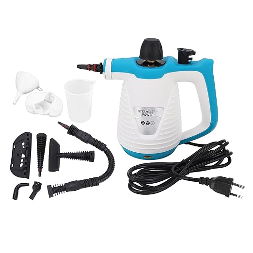 GLOGLOW Steam Cleaning Machine Flexible Hose 0.28-0.32MPa Handheld Steam Cleaner Multifunctional 900‑1050W for Kitchen Bathroom (US Plug 110V‑120V)