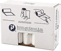 Inteplast 40-45 Gallon Extra Heavy Duty Trash Bags - .80 Mil White 100 Count