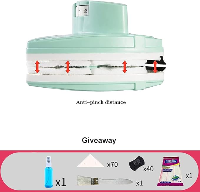 Magnetic Window Cleaner Double-Side Magnetic Glass Cleaner Adjustable Magnet Force 3-26Mm for Glass Windows &amp Doors Car Window CleanerPink