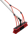 Telescopic Extending Water Fed Window Cleaning Pole Brush | Upstairs Windows | Conservatory Cleaner | Car | Roof | Lightweight Aluminium | Wash Brush900cm