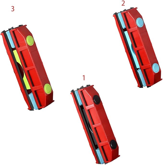 Double-Side Window Glass Wiper Gadgets Fits for Single Glazed for Anti-Fall
