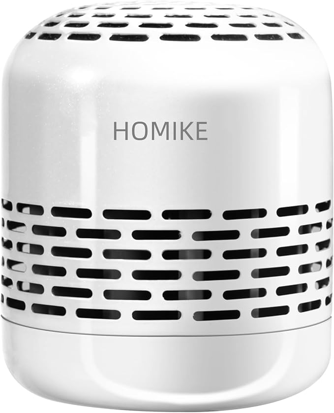 HOMIKE Refrigerator Deodorizer Odor EliminatorLast up to 10 Years for CarClosetShoes CabinetFridge and FreezerOutperforms Baking Soda and Activated Carbon(White)
