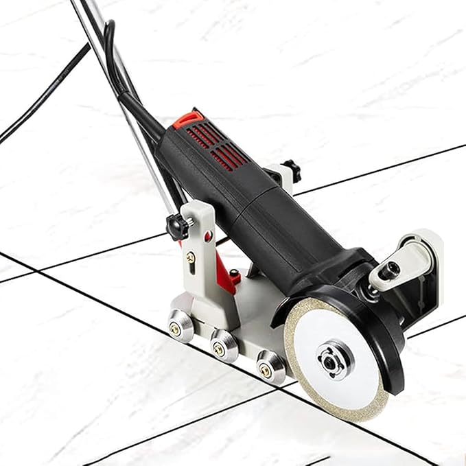 Tile Gap Cleaner Machine Electric Cutting Seam Cleaning Machine Caulking Tool Kit with 4 1.2 Thick Saw Blade for Seam Shower Bathtub Tile Floor