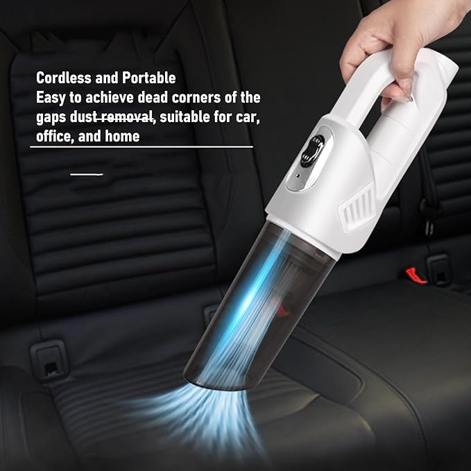 Fafeicy Cordless Vacuum Cleaner 2 in 1 Stick Handheld Rechargeable Powerful Suction 20000PA Low Noise for Home Car Cleaning