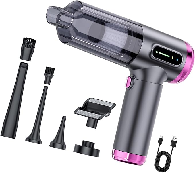 Car Vacuums Cleaner 17000PA Handheld Vacuum Cordless Powerful Scution Rechargeable