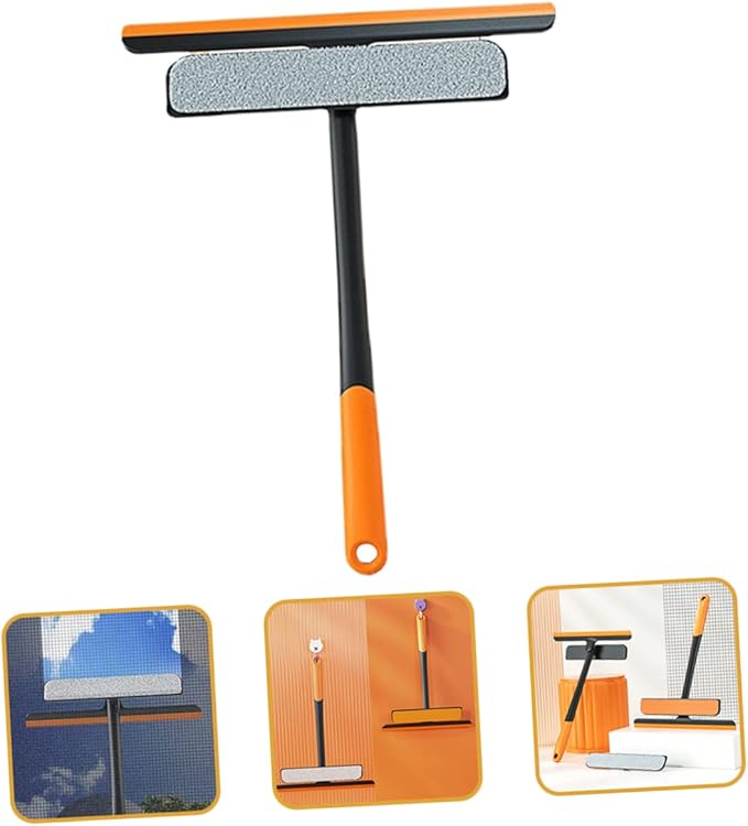 FRCOLOR 3pcs Window Screen Cleaning Brush with Ergonomic Handle Multi-Functional Tool for Stubborn Grime Removal Lightweight Design for Easy Use and Versatile Applications