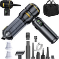 Car Vacuum Cleaner High Power 20000Pa – Cordless Handheld Mini Vacuum &amp Air Duster for Car &amp Desk Home Office &amp Camping Ideal Gift for Men &amp Women 6000mAh Battery (Fast Charging Ed