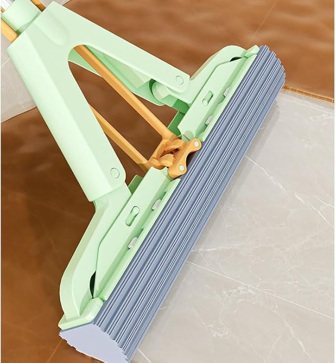Household Absorbent Foldable Sponge Mop Free Hand Wash Squeegee