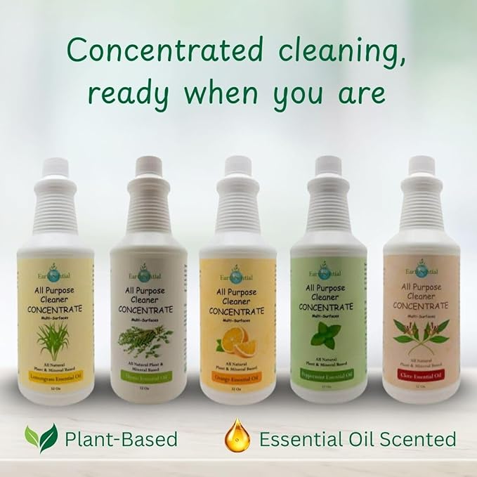 Plant-Based All-Purpose Cleaner Concentrate 32 fl oz (Makes 64 Bottles) (Clove)