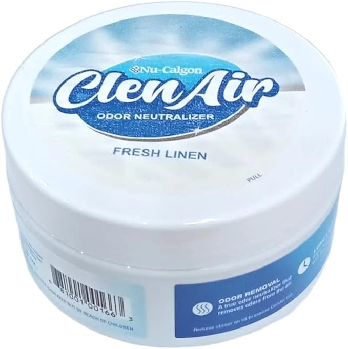 6100-05 for Nu-Calgon ClenAir Fresh Linen Odor Neutralizer 1/2 Pound Tub