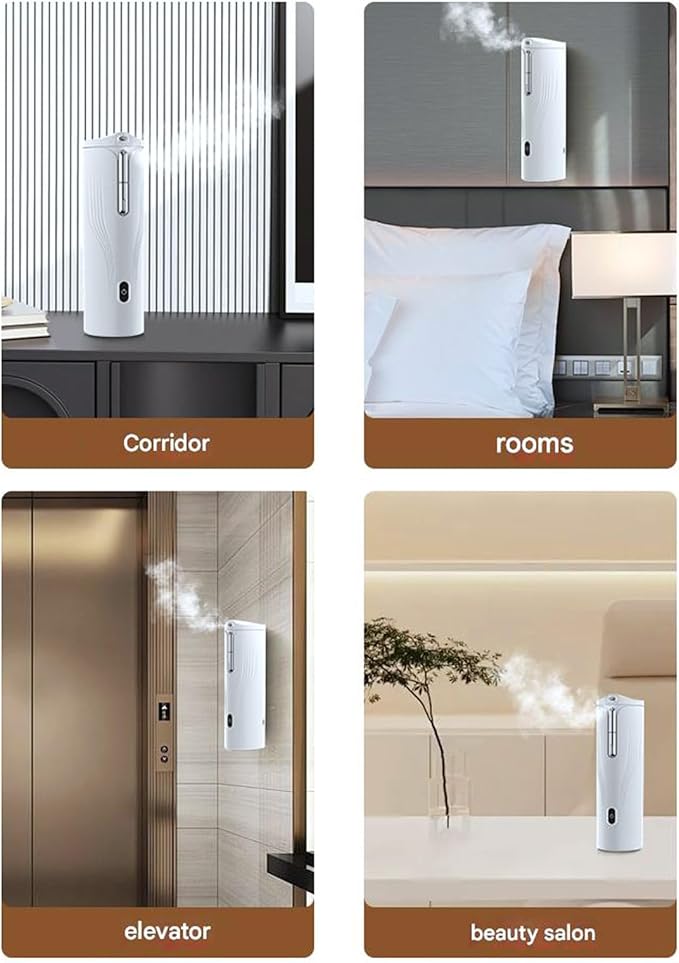 USB Air Freshener Automatic Highlighting Efficient Spread and Quiet Running for Office and Household Applications Intelligent Clock Diffuser