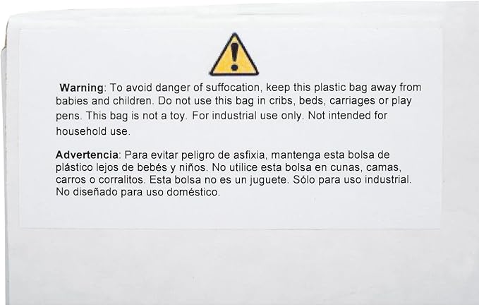 Global Industrial 55-60 Gallon Super Duty Clear Trash Bags 2.5 Mil 75 Bags/Case