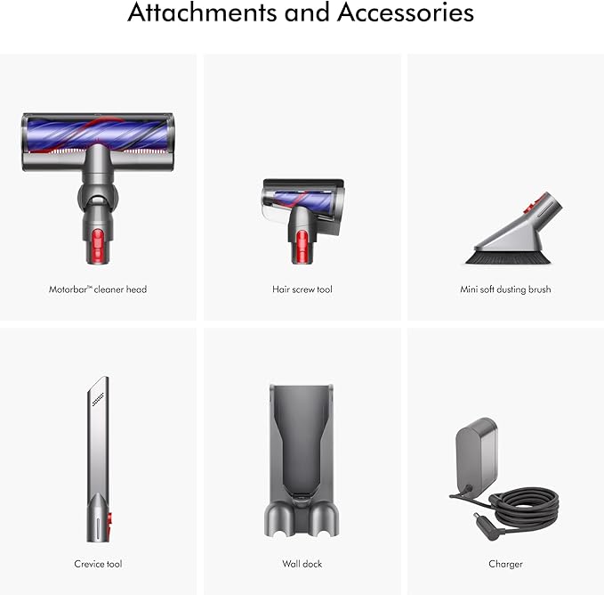 Dyson V11 Origin Cordless Vacuum 185AW 3 Power Modes Up to 60 Minutes² Deep Cleans Hard Floors and Carpets Detangles pet Hair Converts to Handheld