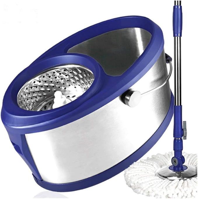 Hand-Free Mop Drive Stainless Steel Rotating Bucket Home Automatic
