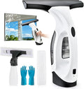 Window Vacuum Squeegee Cordless 2000Pa Electric Window Cleaner Tool 11 Window Cleaning Kit Shower Squeegee for Shower Doors Mirrors Car Windshields &amp Tiles