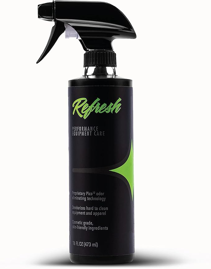 Molecule Helmet Refresh Premium Helmet Care Helmets Visors and Goggles Cleans and Deodorizes 4 Ounce Bottle &amp 16 Ounce Bottle