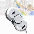 Window Cleaning Robot Automatic Water Spray Double Suction Cup Suction Ups Power Protection Wireless Remote Control Command Suitable for Indoor and Outdoor Window GlassWhite