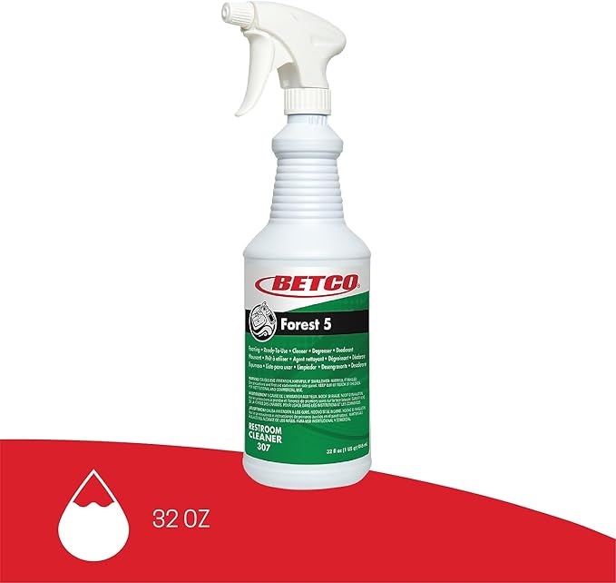 Betco® Forest 5 Foaming Cleaner Mint 32 Oz Bottle Straw Case Of 12