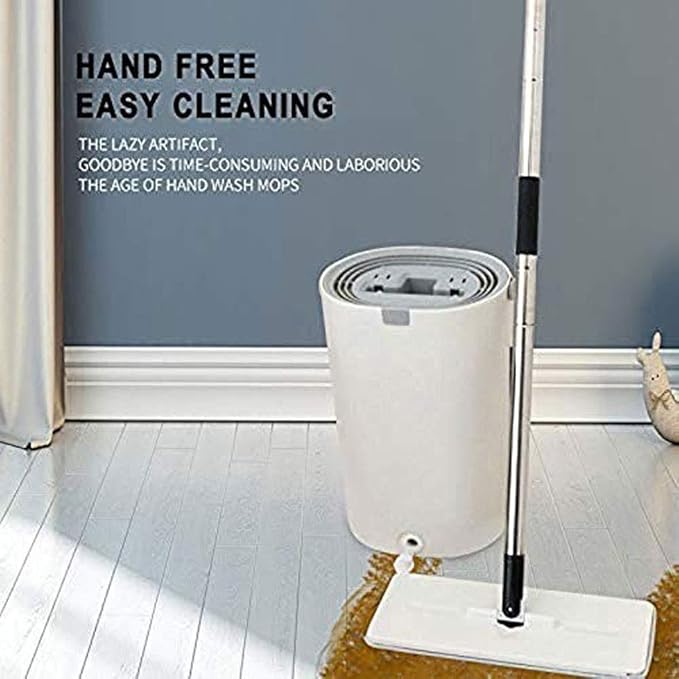 MopHand Free Wringing Floor Cleaning Mop Microfiber Mop Pads Floor Cleaning Mop Microfiber
