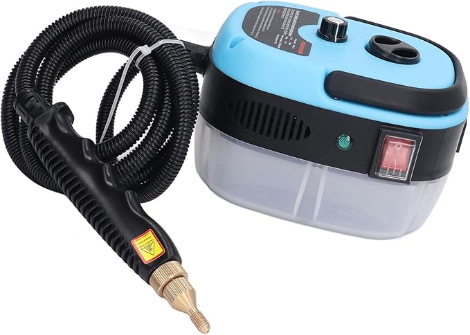 Handheld Steam Cleaner 2500W 3 Bar Pressure 105°C Portable Multi Cleaner with Detergent Container for Kitchen Car Bathroom and Corners