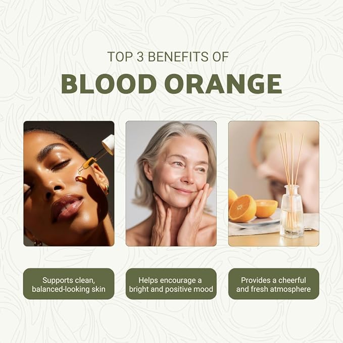 Blood Orange Essential Oil - Direct from Citrusmade in Sicily - Pure Essential Oil for Diffusers and Aromatherapy - Natural Citrus Scent | 100% Pure Therapeutic Grade (8oz)