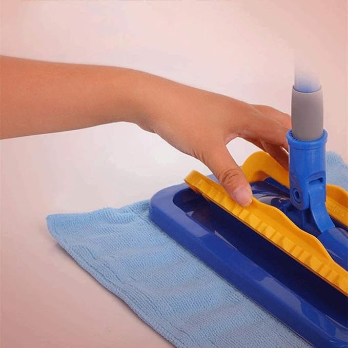 Microfiber Hardwood Floor Mop Stainless Steel Handle and Extensionfor Home Kitchen and All Floor Surfaces