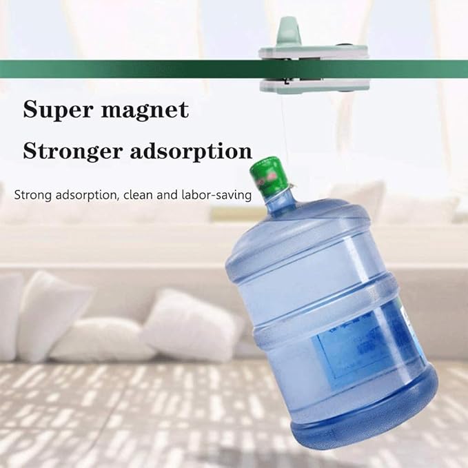 Glass Wiper Cleaner for Glazed Windows Thickness (3-15mm) Magnetic Window Cleaner Wiper Glass Washing Cleaning Tool Brush