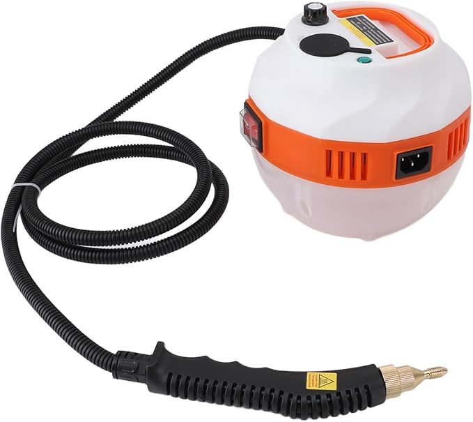 2500W Handheld Steam Cleaner High Temperature Pressurized Portable Steam Machine with 3 Brush Heads for Kitchen Bathroom Living Room Car (US Plug 110V)