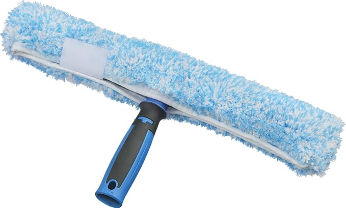 Unger Professional Performance Grip Window Cleaner Scrubber 14 and Unger Professional Streak-Free EasyGlide Glass Cleaner Concentrate 32 oz