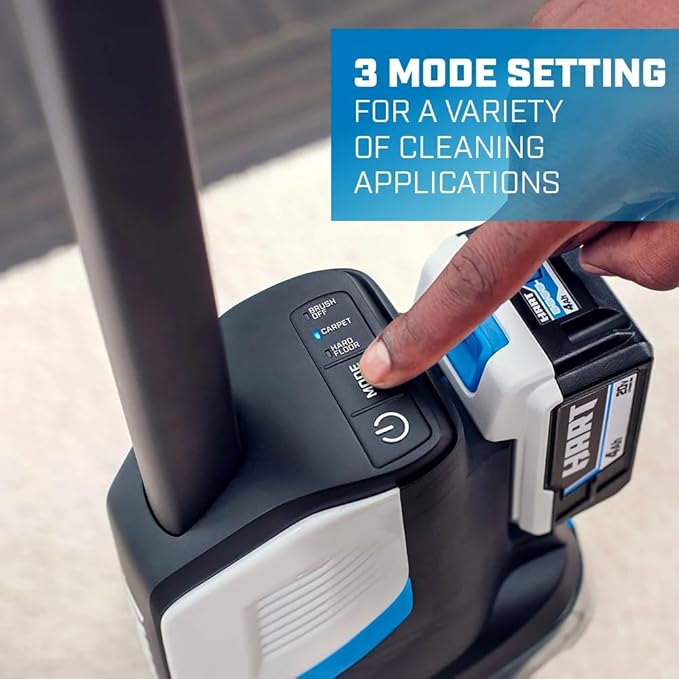 HART 20-Volt High Capacity Cordless Stick Vacuum (Tool ONLY- Battery and Charger NOT Included)