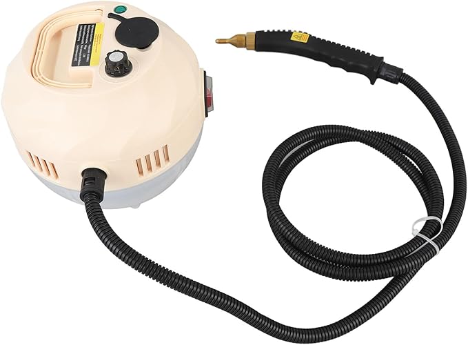 Handheld Steam Cleaner Efficient 1500W Fast Heating Portable Car Steamer for Kitchen Bathroom Tile with 3 Brush Head (22 * 22 * 22 cm)