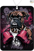 Dog Portrait Car Freshener Set of 6 - Boxer Dog Car Air Freshener - Graphic Air Freshener for Car