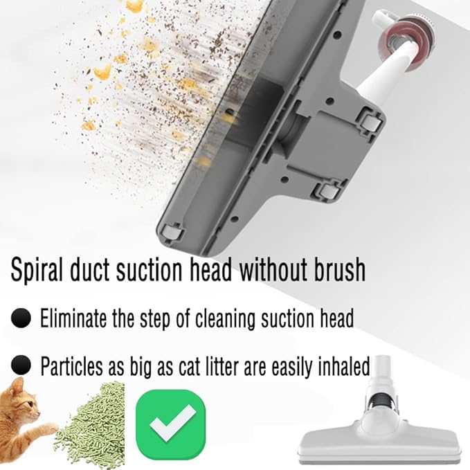 Stick Corded Handheld Vacuum Cleaner 26ft Cord Electric Broom for Pet Hair Hardwood Floor Cat Litter Cleaning