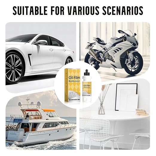 Car Glass Compound for Automotive Glass Cleaner 2025 New Durable Water Stain Remover Efficient Oil Film Cleaner Versatile Glass Cleaning Kit for Automotive Use (2)