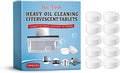 Kitchen Grease Cleaning Sheets Multi-Purpose Degreaser For Stovetops &amp Surfaces Fast Dissolving(2PCS)