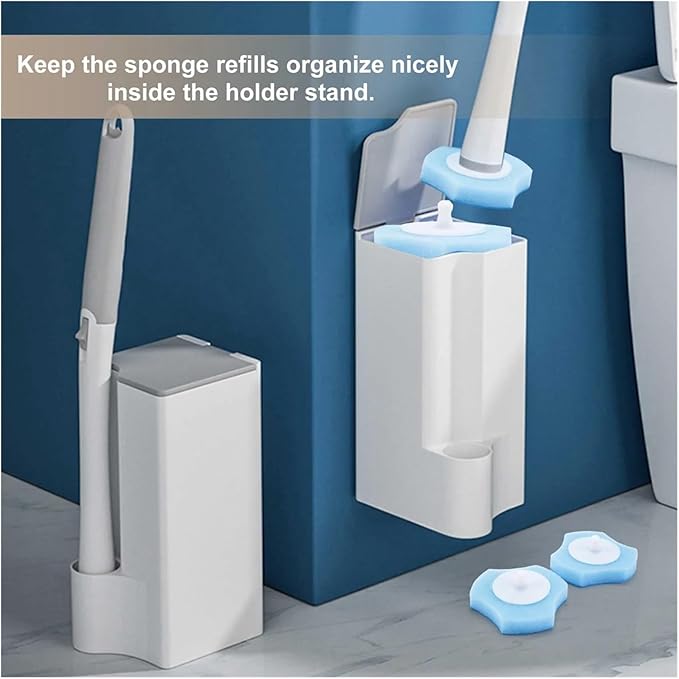 Disposable Toilet Cleaning System Disposable Toilet Flushable Refill Fresh Brush Flushable Refills - 60 Refills