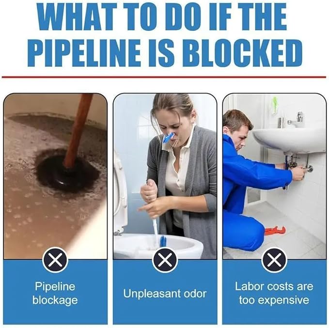 New Strong Sink and Drains Cleaner Multifunctional sink and drain cleaner powder cleaning suitable for drain cleaner foam cleaner strong pipe dredging agent for home kitchen and toilet (2)