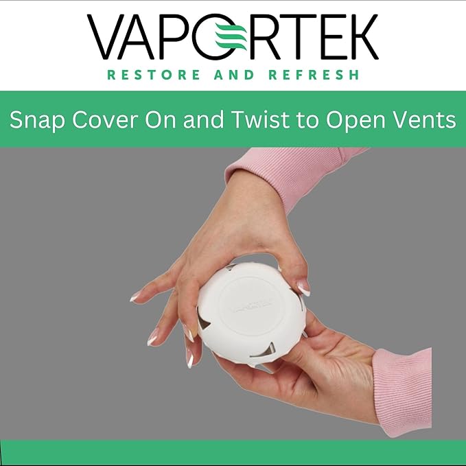 Vaportek EZ-Disk fragrance disk for use in EZ-Twist holder 12 disks S.O.S smoke neutralizing Scent
